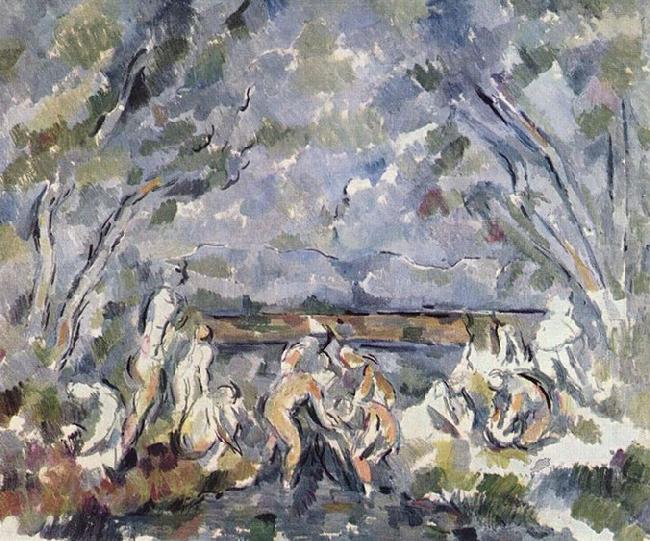 Paul Cezanne Badende china oil painting image